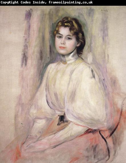 Pierre Renoir Young Woman Seated